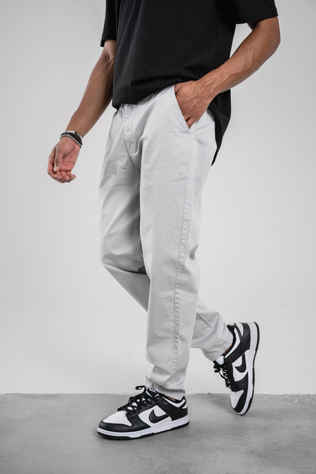 Gri Gabardin Pantolon