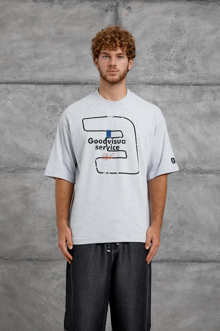 GRI GOODVISIUL BASKI OVERSIZE TSHIRT