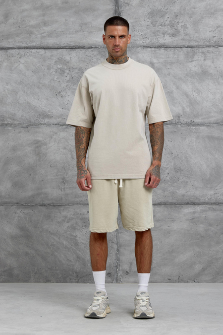 Krem Basic Oversize Tshirt