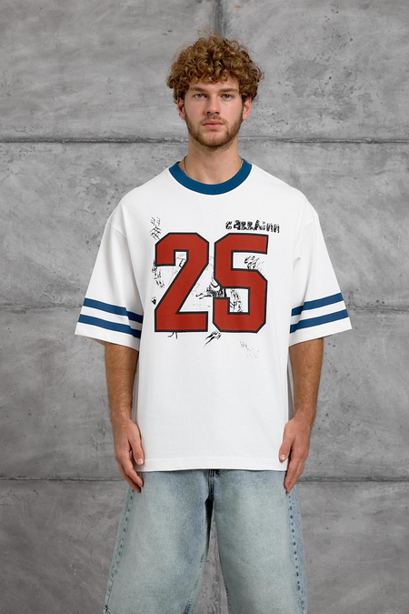 Lacivert 25 BASKI OVERSIZE TSHIRT
