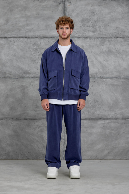 Lacivert 251 Modal Kumaş Oversize Takım