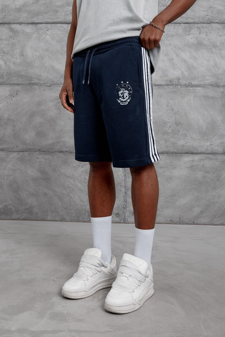 Lacivert ARMA BASKILI OVERSIZE SORT