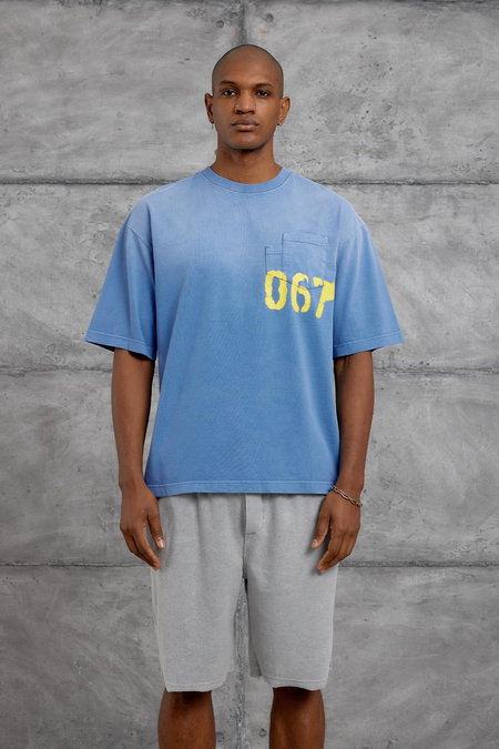 Mavi 067 BASKILI OVERSIZE YIKAMALI TSHIRT