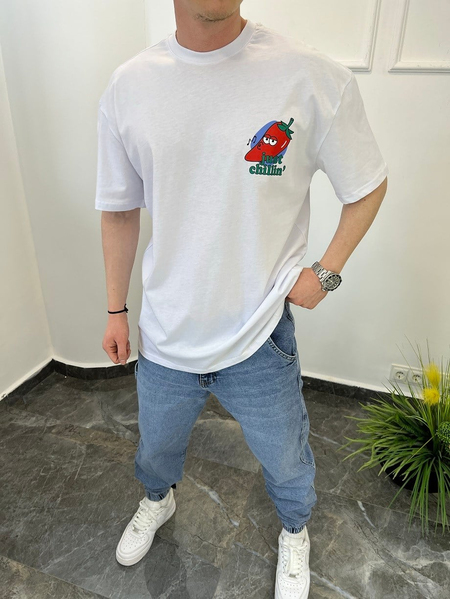 Nomarc Just Chillin Beyaz Tshirt