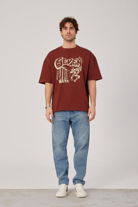 Seven Senses Bordo Tshirt