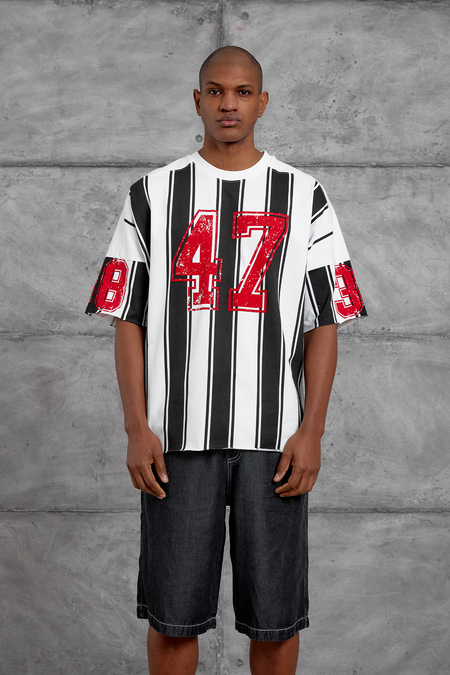 Siyah 47 BASKI OVERSIZE TSHIRT
