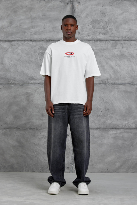 Beyaz Dont Regret The Road Oversize Tshirt