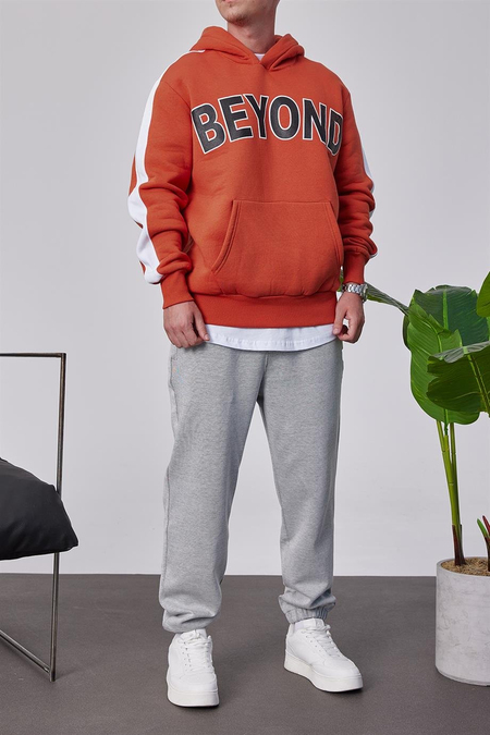 Beyond Kiremit Kapüşonlu Sweatshirt