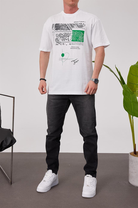 Dark Future Beyaz Tshirt