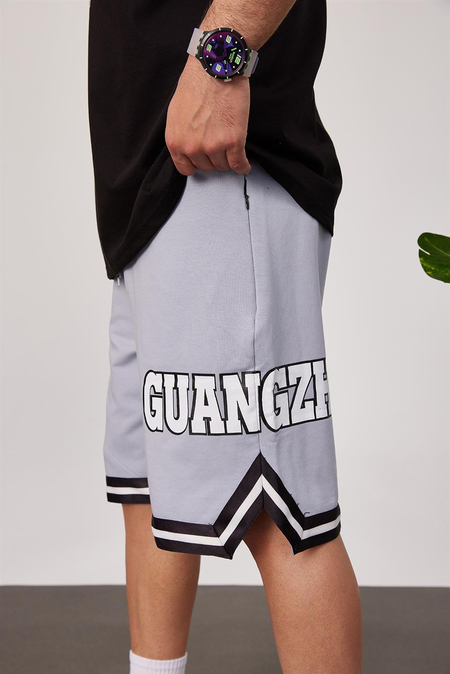 Guangzhe Gri Şort