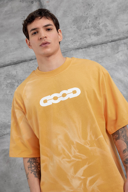 Hardal Dood Yazılı Oversize Tshirt