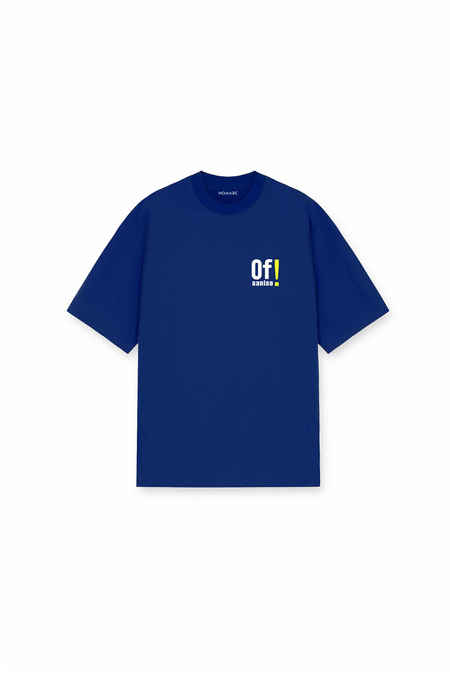 Mavi Of Sanise Yazılı Oversize Tshirt