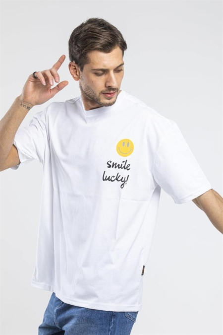 Nomarc Smile Beyaz Tshirt