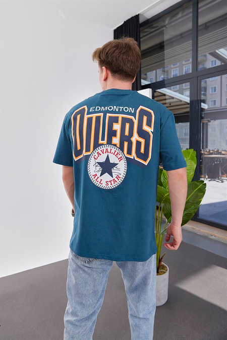 Oilers Petrol Mavisi Tshirt