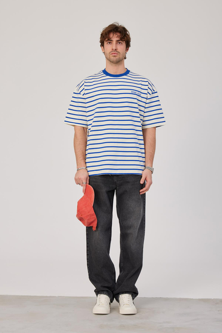 Royal Club Mavi Çizgili Tshirt