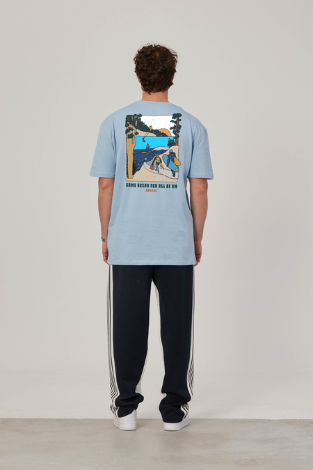 Same Ocean Yazılı Bebe Mavisi Tshirt