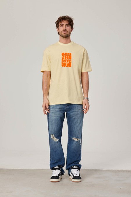 Same Ocean Yazılı Sarı Tshirt