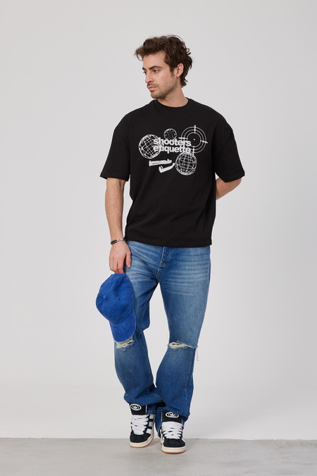 Shooters Etiquette Siyah Tshirt