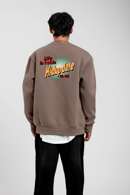 Vizon Midupdate Baskılı Sweatshirt