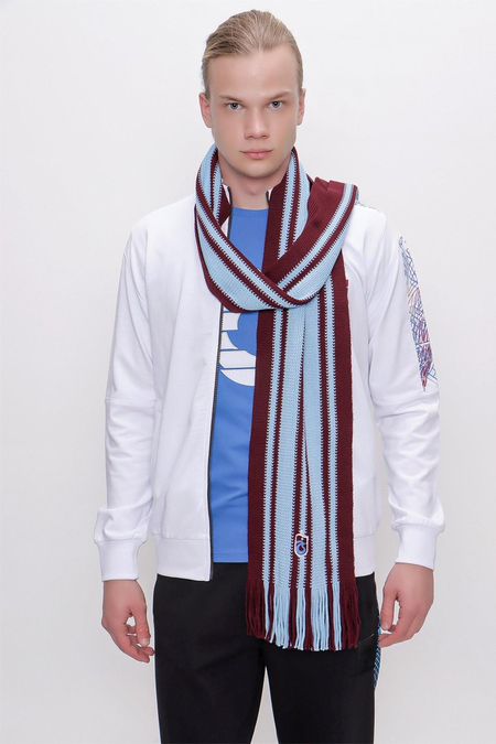 ATKI CASUAL BORDO MAVİ ÇİZGİLİ