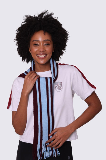 ATKI CASUAL BORDO MAVİ ÇİZGİLİ