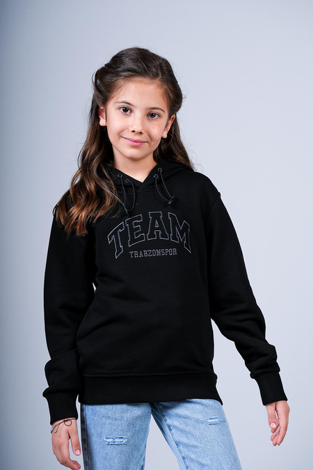 GENÇ SWEATSHIRT KAPÜŞONLU TEAM NAKIŞLI