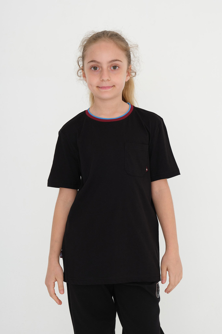 GENÇ TSHIRT BİSİKLET YAKA CEPLİ