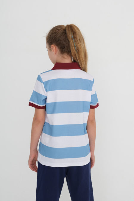 GENÇ TSHIRT POLO YAKA ÇİZGİLİ