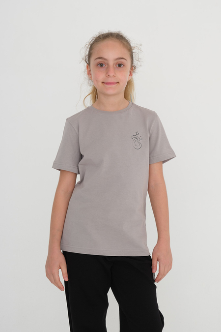 GENÇ TSHIRT SIRTI LOGO VE KRAMPON BASKILI