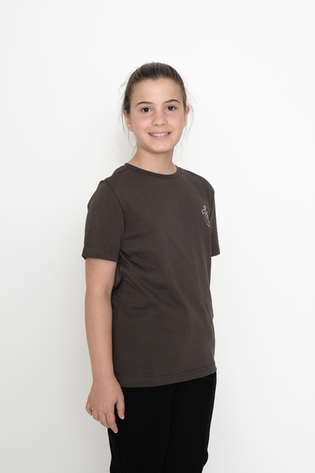 GENÇ TSHIRT SIRTI LOGO VE KRAMPON BASKILI