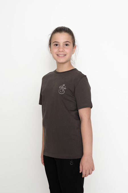 GENÇ TSHIRT SIRTI LOGO VE KRAMPON BASKILI