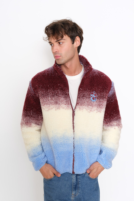 MONT PELUŞ DEGRADE BORDO MAVİ