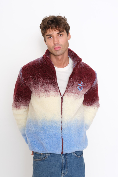 MONT PELUŞ DEGRADE BORDO MAVİ