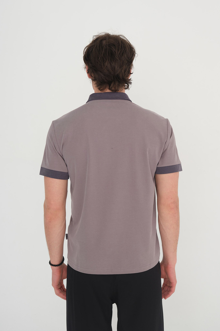POLO YAKA TENCEL ÇİFT RENK TSHIRT