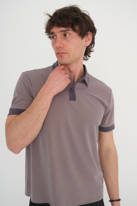 POLO YAKA TENCEL ÇİFT RENK TSHIRT