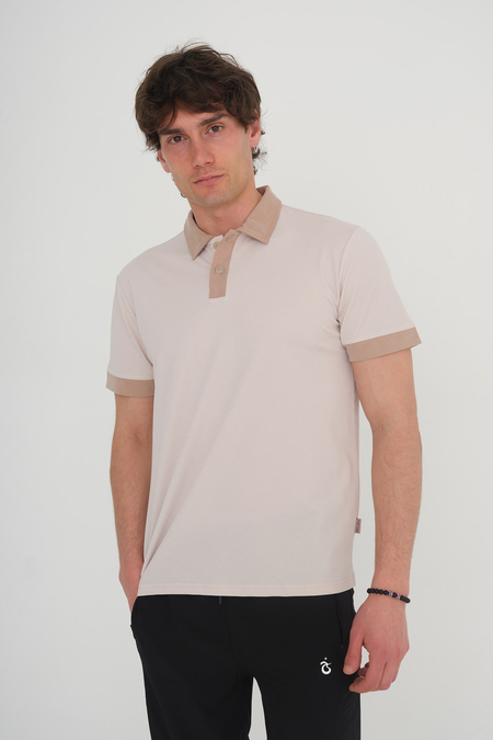 POLO YAKA TENCEL ÇİFT RENK TSHIRT
