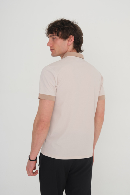 POLO YAKA TENCEL ÇİFT RENK TSHIRT