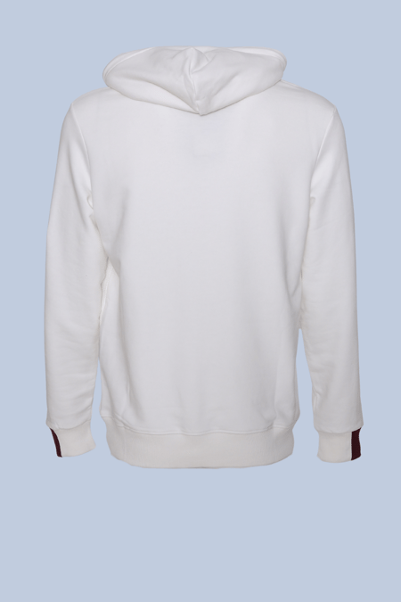SWEAT  BORDO ŞERİTLİ KAPÜŞONLU