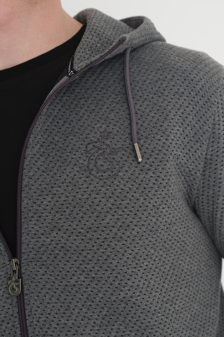 SWEAT FERMUARLI KAPİTONE SIRTI NAKIŞLI