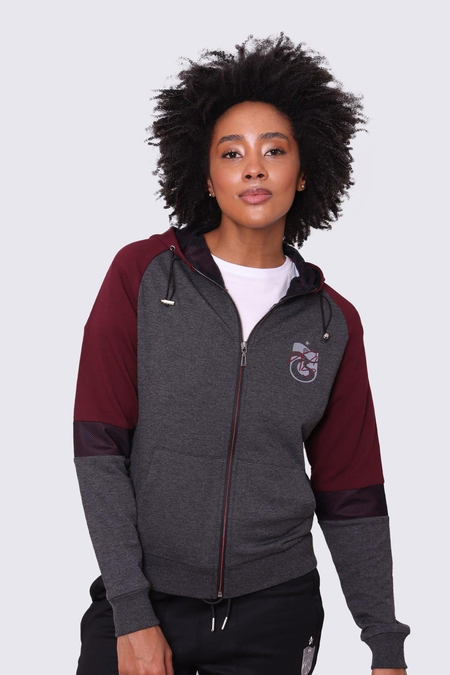 SWEAT FERMUARLI KOLU PARÇALI
