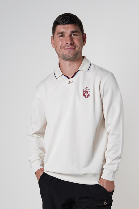 SWEAT FIRTINA PATCHLİ POLO YAKA