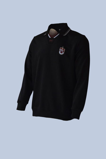 SWEAT FIRTINA PATCHLİ POLO YAKA