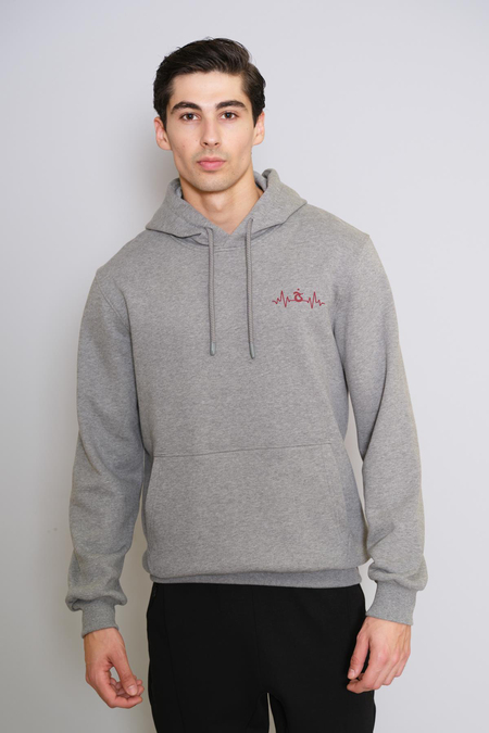 SWEAT GÖĞÜS KALP ATIŞ MOTİFLİ