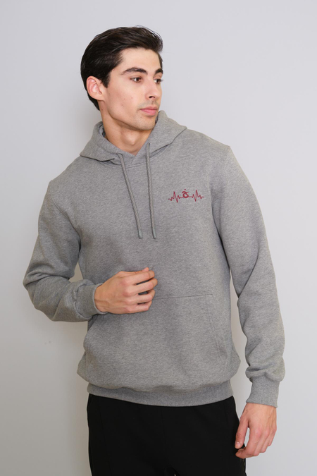 SWEAT GÖĞÜS KALP ATIŞ MOTİFLİ