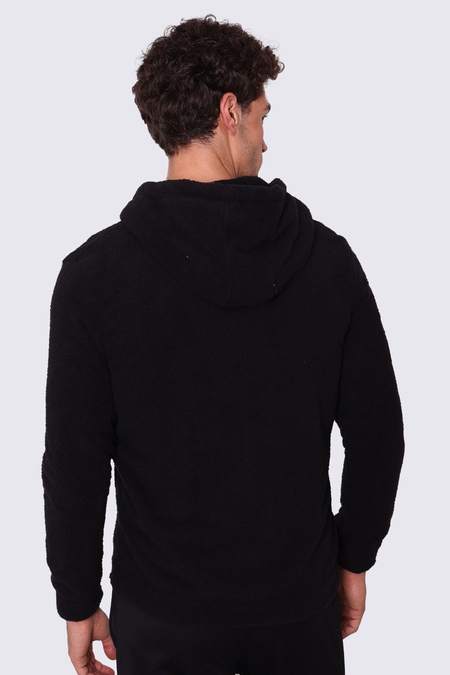 SWEAT PELUŞ KAPŞONLU