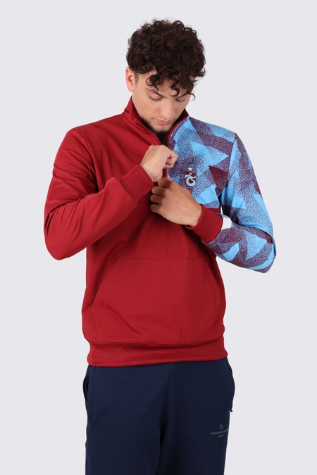 SWEAT YARIM FERMUARLI PARÇALI
