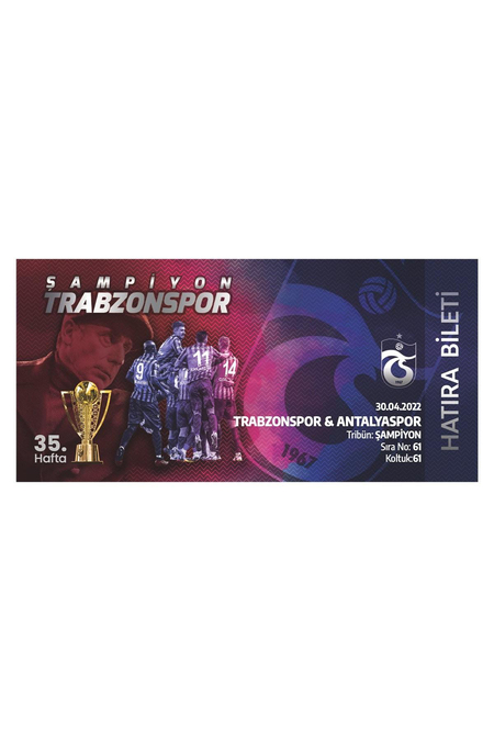 TRABZONSPOR ANTALYASPOR ANI BİLETİ