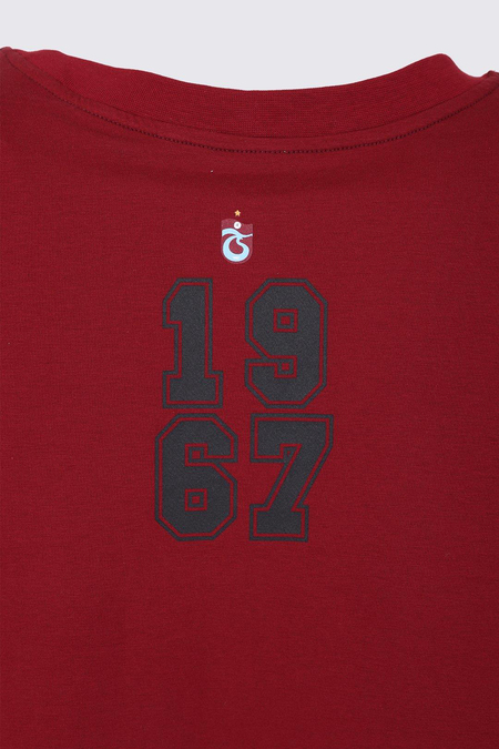 TSHİRT BİSİKLET YAKA 1967 BASKILI CROP