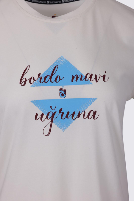 TSHİRT BİSİKLET YAKA BORDO MAVİ UĞRUNA