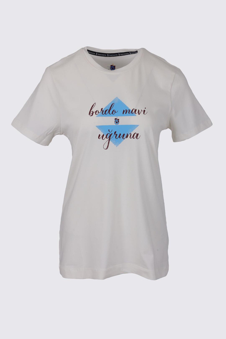 TSHİRT BİSİKLET YAKA BORDO MAVİ UĞRUNA